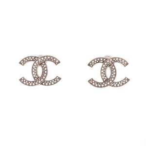 Chanel Cc Stud Earrings Metal With #234312C11B